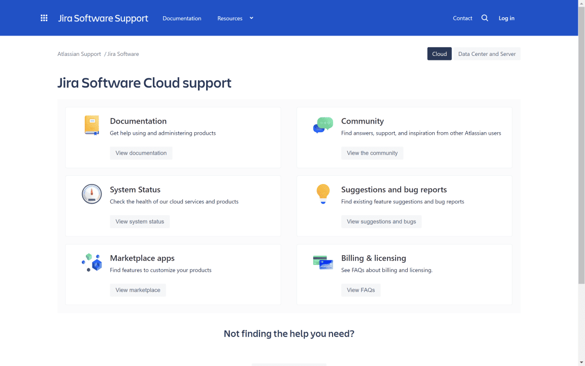 Jira Software customer support