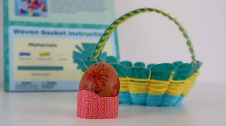 Little Passports Egg Holder & Woven Basket