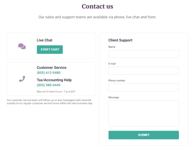 BetterLegal Contact Form