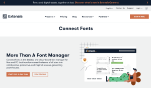 Connect Fonts Website