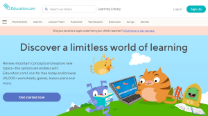 Education.com Homepage