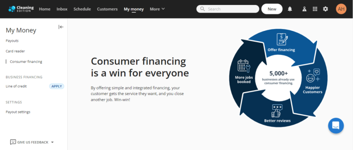 Housecall Pro Consumer Financing