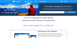 LinguaLift website