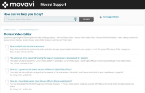 Movavi Screen Recorder Support Page