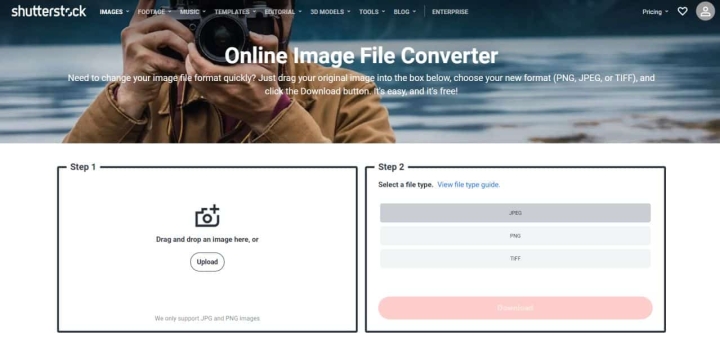 Shutterstock Image File Convertor
