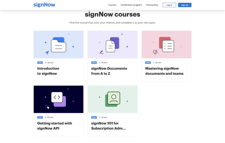 signNow Academy