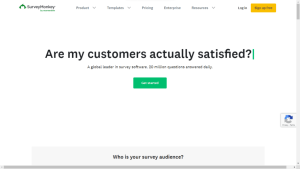 SurveyMonkey Homepage