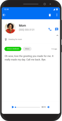 YouMail Custom Voicemail Greeting